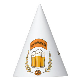 Oktoberfest custom name & text party hat