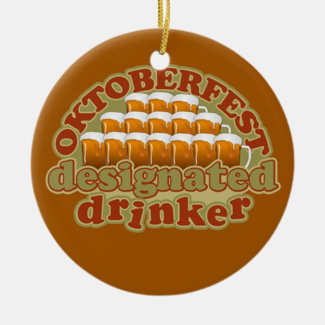 OKTOBERFEST custom ornament (Front)