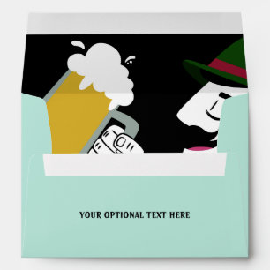 Oktoberfest custom text envelope