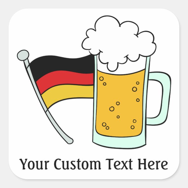 Oktoberfest custom text stickers (Front)