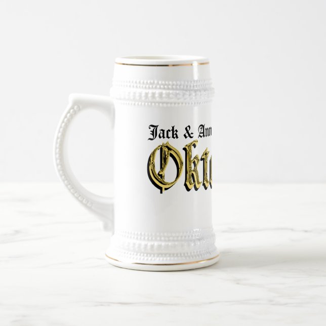 Oktoberfest Customisable Beer Stein (Left)