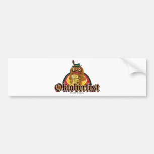 Oktoberfest Dachshund Bumper Sticker