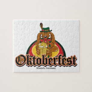 Oktoberfest Dachshund Jigsaw Puzzle