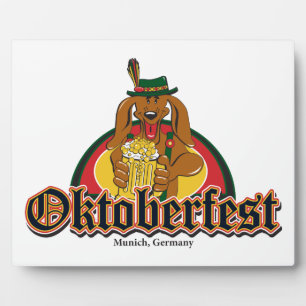 Oktoberfest Dachshund Plaque