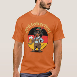 Oktoberfest Dachshund Sausage Dog Men Women German T-Shirt