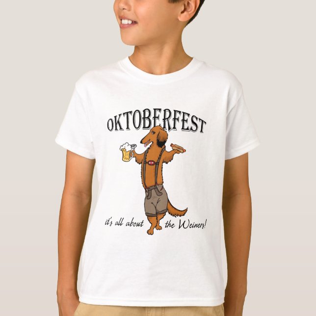 Oktoberfest Dachshund T-Shirt (Front)