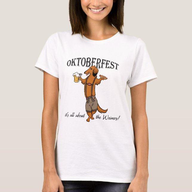 Oktoberfest Dachshund T-Shirt (Front)