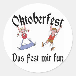 Oktoberfest Das Fest Mit Fun Classic Round Sticker