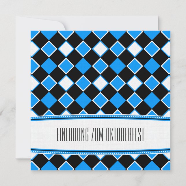Oktoberfest Einladung Invitation (Front)