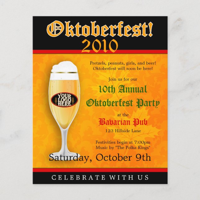 Oktoberfest Event Invitation Flyer (Front)