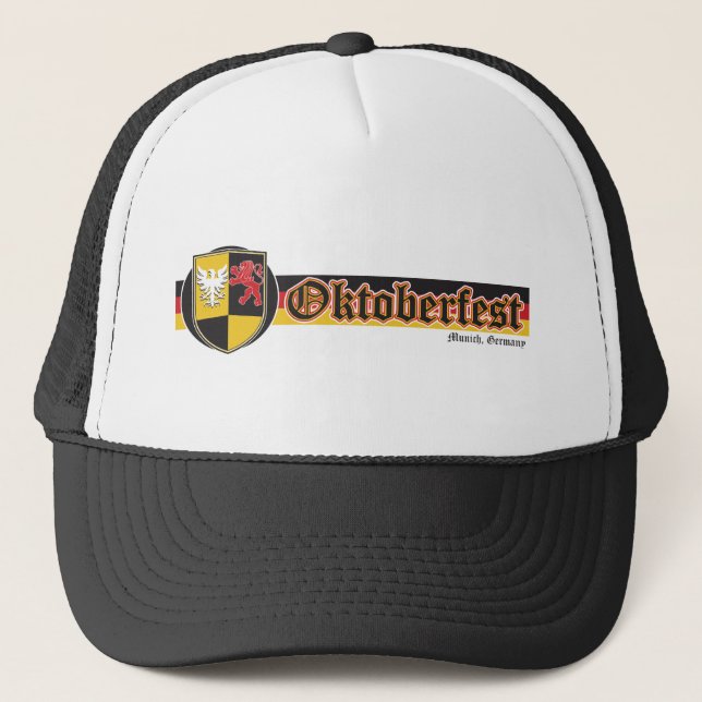 Oktoberfest-Fest-Banner Trucker Hat (Front)