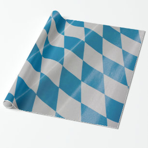 Oktoberfest Flag Colours Bavaria Bayern Wrapping Paper