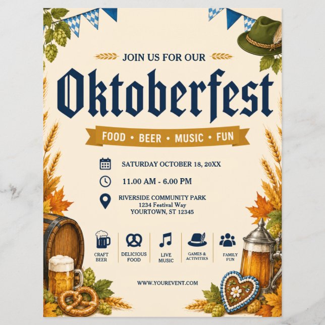 Oktoberfest Flyer (Front)