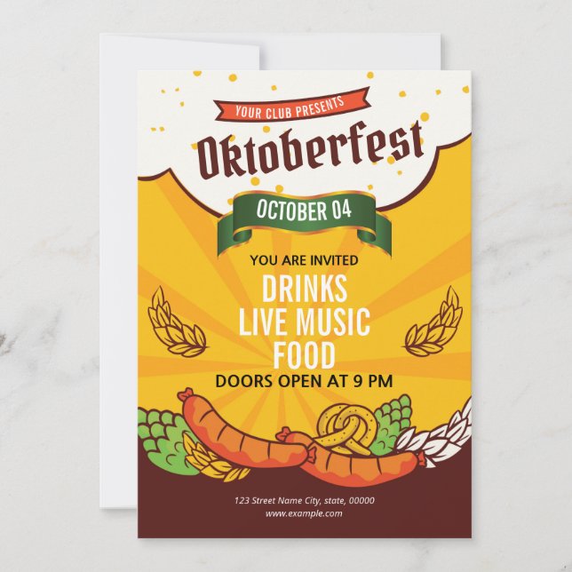 Oktoberfest Flyer Template (Front)