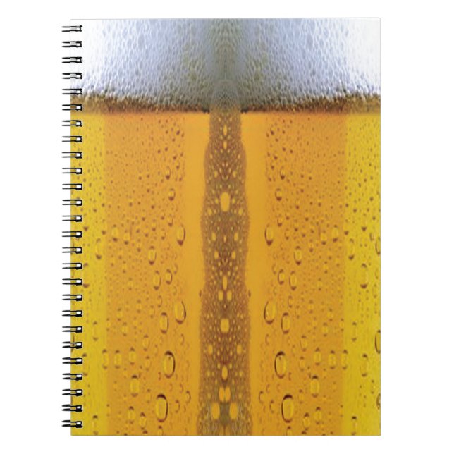 Oktoberfest Foaming Beer Spiral Notebook (Front)