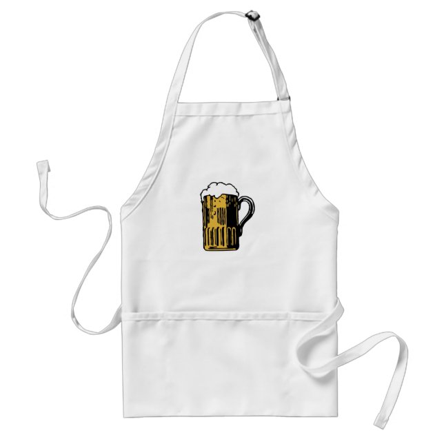 Oktoberfest Foamy Beer Mug Standard Apron (Front)