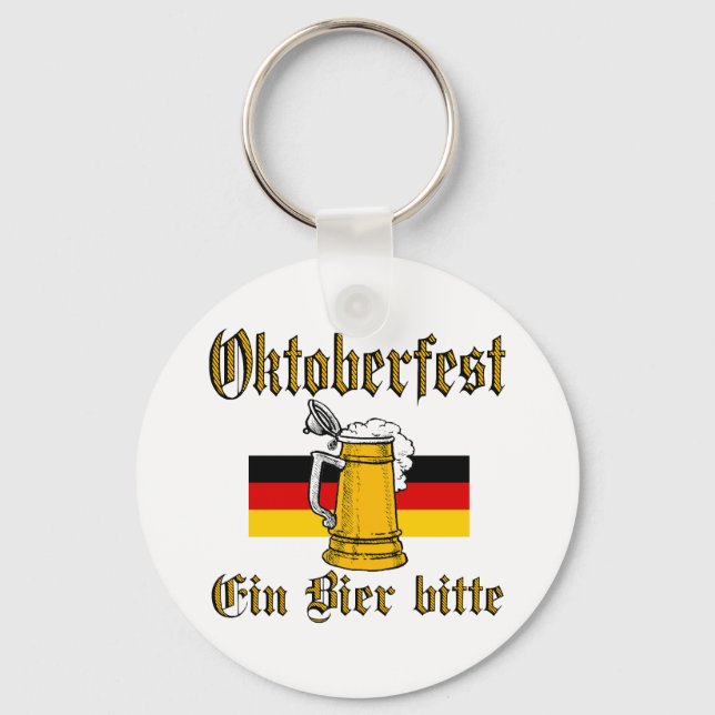Oktoberfest Gear Key Ring (Front)