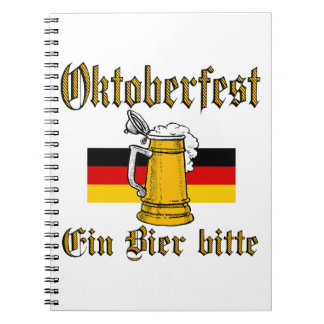 Oktoberfest Gear Spiral Notebook