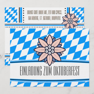 Oktoberfest german culture invitation