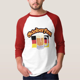 Oktoberfest German flag and beer mens T-Shirt