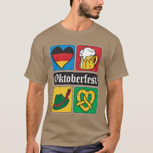 Oktoberfest German Icons T-Shirt