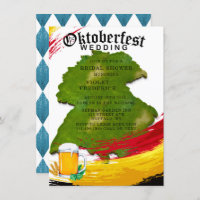 Oktoberfest Germany Map Bridal Shower