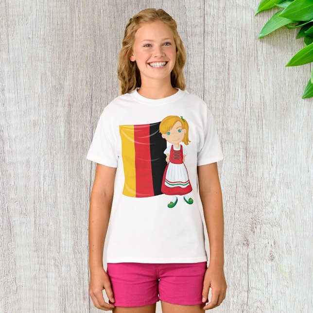 Oktoberfest Girl Girls T-Shirt (Creator Uploaded)