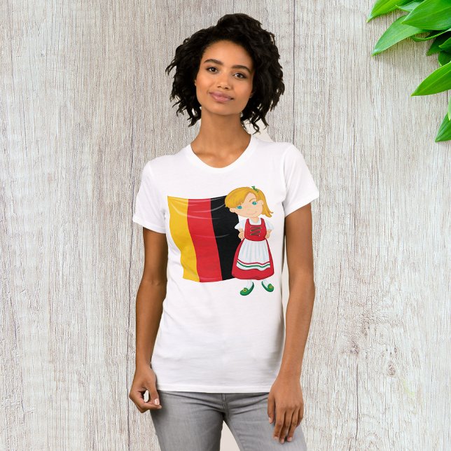 Oktoberfest Girl Womens T-Shirt (Creator Uploaded)