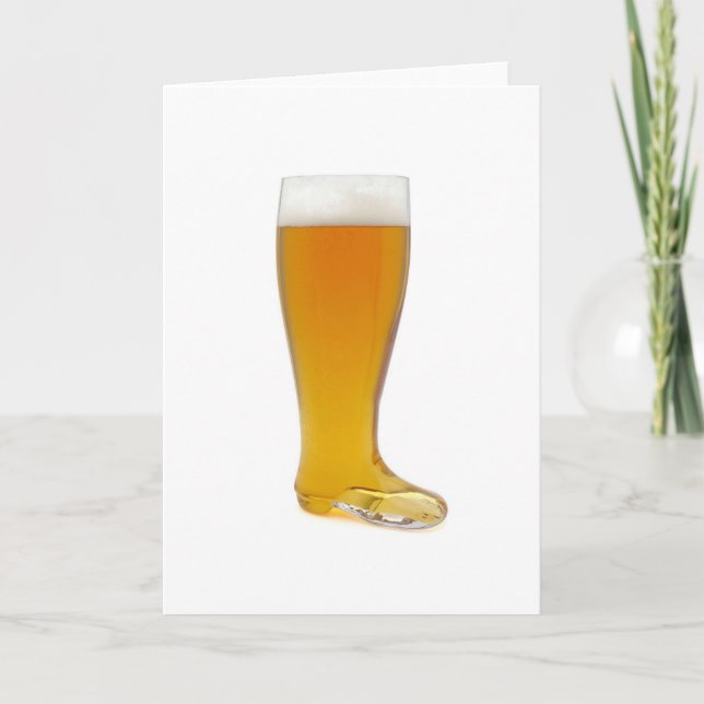 oktoberfest-glass-beer-boot card (Front)