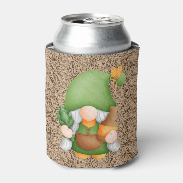 Oktoberfest Gnome Can Cooler (Can Front)