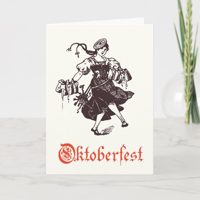 Oktoberfest Greeting Card (Front)