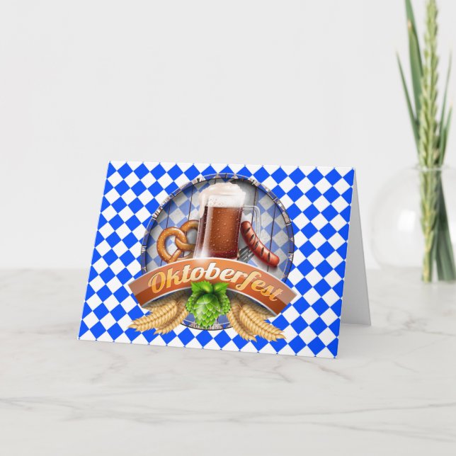 Oktoberfest Greeting Card (Front)