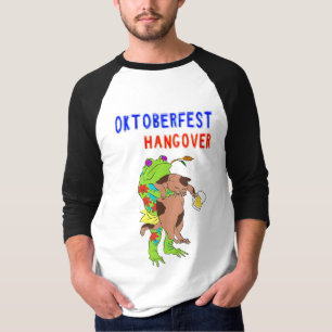 Oktoberfest Hangover Cat 16 Frog October Volksfest T-Shirt