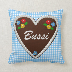 Oktoberfest Heart "Bussi" Cushion