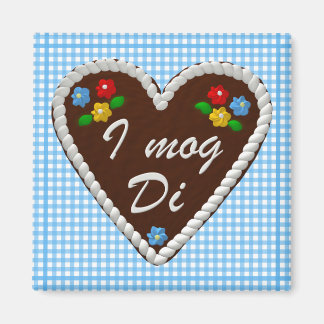 Oktoberfest Heart "I mog Di" Magnet