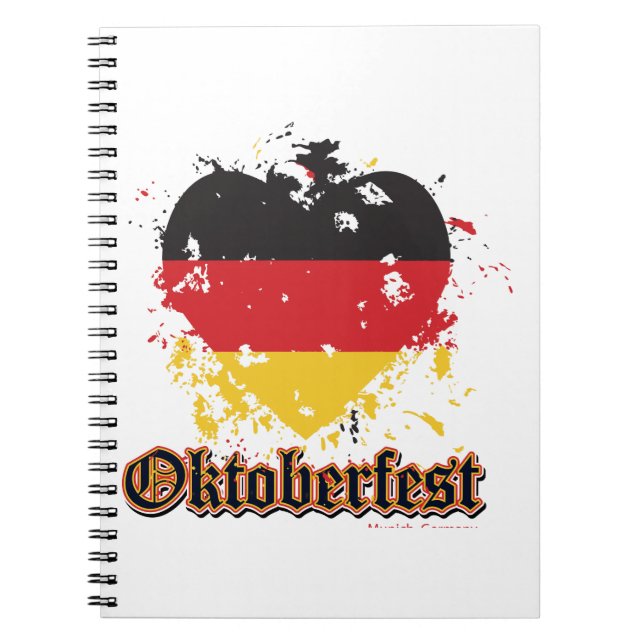 OKTOBERFEST-HEART NOTEBOOK (Front)