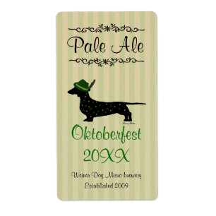 Oktoberfest Home brewed beer Labels