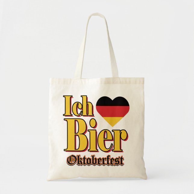 Oktoberfest-ICH-BIER Tote Bag (Front)