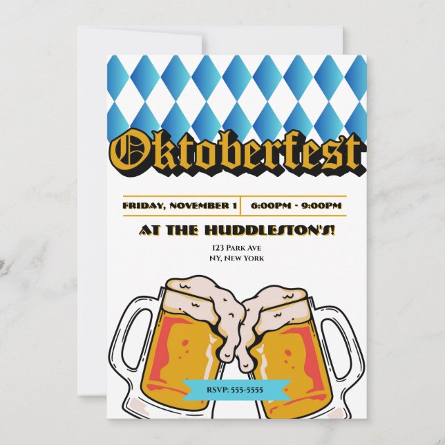 Oktoberfest Invitation (Front)