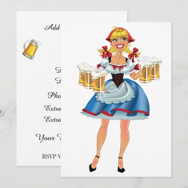 OKTOBERFEST Invitation (Front/Back)