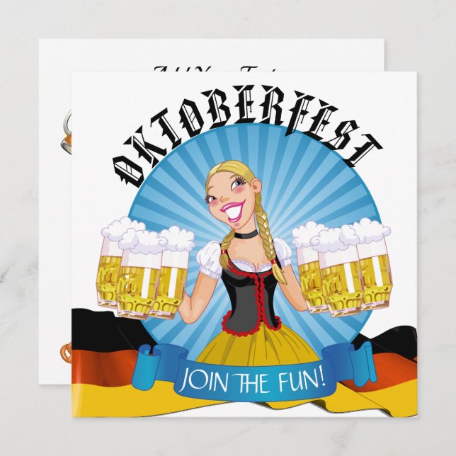 OKTOBERFEST INVITATION (Front/Back)