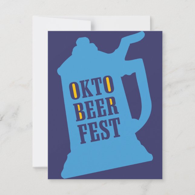 Oktoberfest Invitations - Beer Tasting Party (Front)