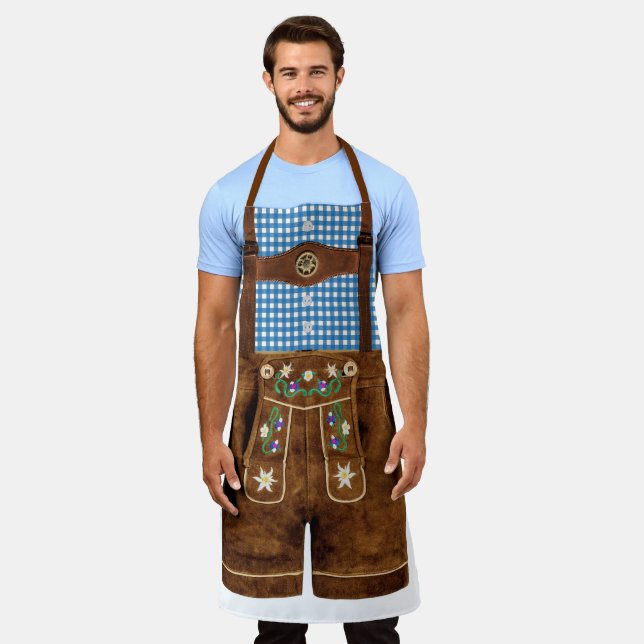 Oktoberfest Lederhosen Apron (Worn)