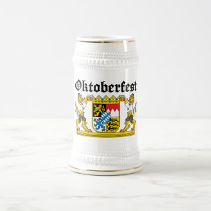 Oktoberfest - Leones con cerveza Beer Stein