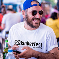 Oktoberfest Let's Get Knotty Typography Funny Pun