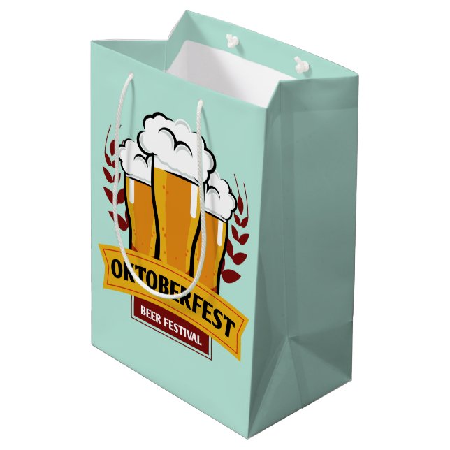 Oktoberfest medium gift bag (Back Angled)