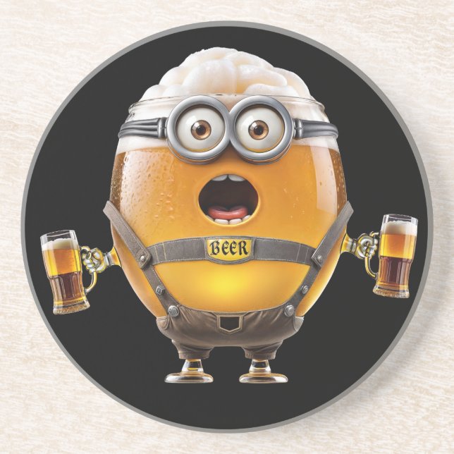 Oktoberfest Minion Coaster (Front)