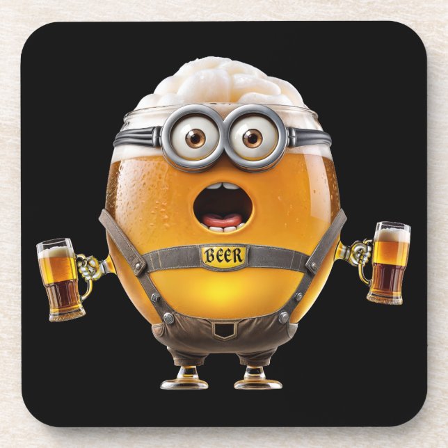 Oktoberfest Minion Coaster (Front)