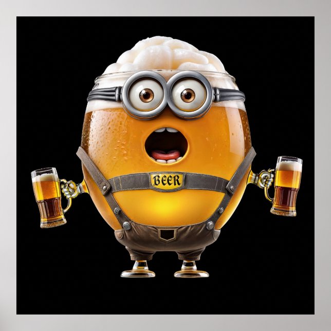 Oktoberfest Minion Poster (Front)
