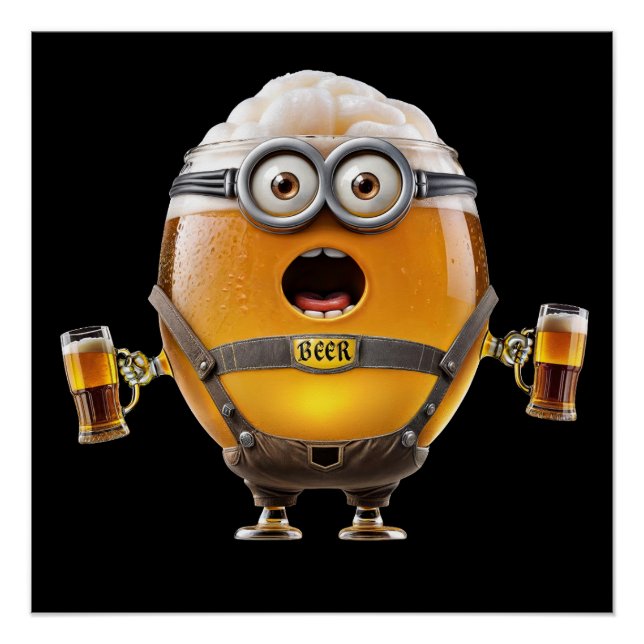 Oktoberfest Minion Poster (Front)